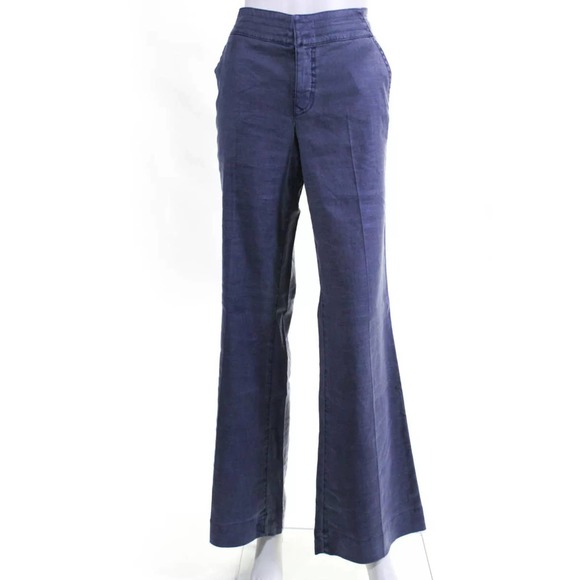 Level 99 Wide Leg Casual Pants Linen  3/5 - Picture 1 of 6